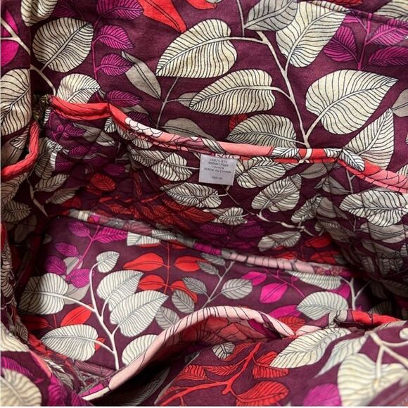 Vera Bradley Red and Orange Floral shoulder bag - Picture 4 of 6